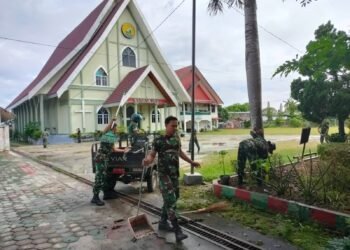 Melalui Pembinaan Teritorial Wujudkan Lingkungan Bersih dan Sehat.