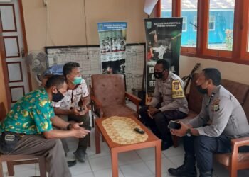 Polres Sorong Kota Akan Turun Ke Sekolah-Sekolah Untuk Berikan Himbauan Wajib Vaksin Saat Ambil Raport.