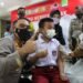 Polresta Pekanbaru Gelar Vaksinasi Massal Anak, Kapolresta: Target Kita Hari Ini 1.000 Anak.