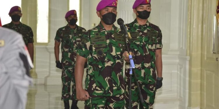 Dankormar Pimpin Sertijab Asisten Intelijen Komandan Korps Marinir.