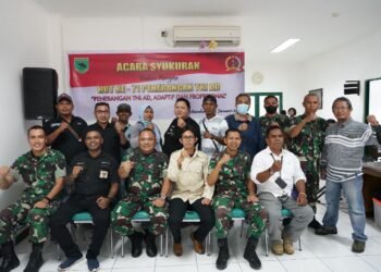 Pendam Kasuari Gelar Syukuran HUT Ke-71 Penerangan TNI AD Bersama Awak Media, Kapendam Apresiasi Sinergi Positif Selama Ini.