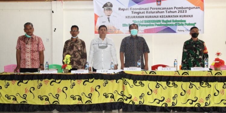 Rakorbang Tingkat Kelurahan, Irwan Basir: Bersama Kita Dorong Percepatan Pembangunan di Kota Padang.