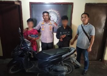 Polres Bener Meriah Amankan Dua Orang Pelaku Curanmor Yang Masih Dibawah Umur.