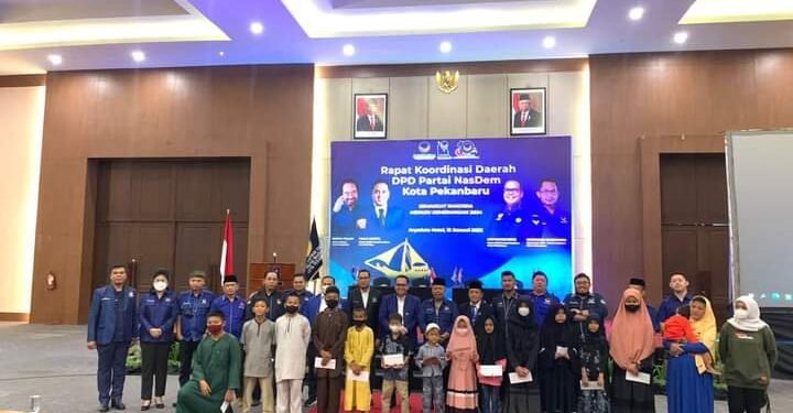 Rakorda DPD Partai Nasdem Kota Pekanbaru Berjalan Dengan Lancar.