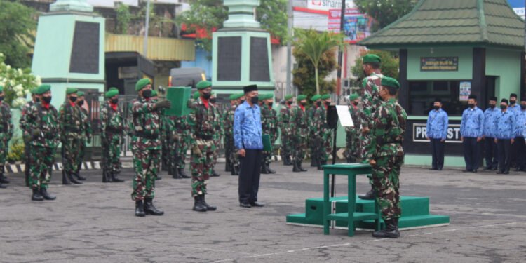 Kodim 0728/Wonogiri Gelar Upacara Bendera Perdana, Berikut Penyampaian KASAD.