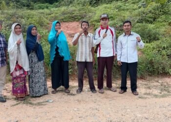 Pengurus Laznas Dewan Dakwah Kampar Tinjau Tanah Wakaf Untuk Pembangunan Ponpes.