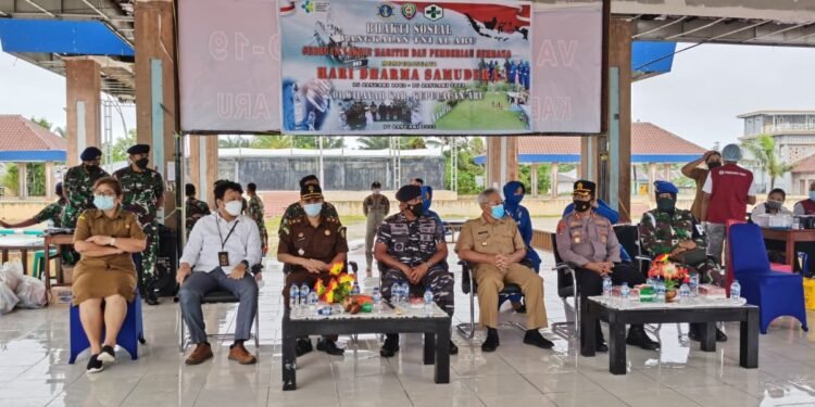 Rangkaian Peringatan Hari Dharma Samudera Ke-60 di Mako Lanal Aru.