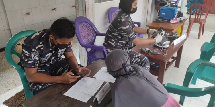 Koarmada III Terus Gempur Covid-19 Dengan Serbuan Vaksinasi Setiap Hari.