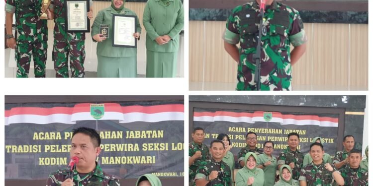 Dandim 1801/Manokwari Lepas Perwira Menengah Pindah Satuan.