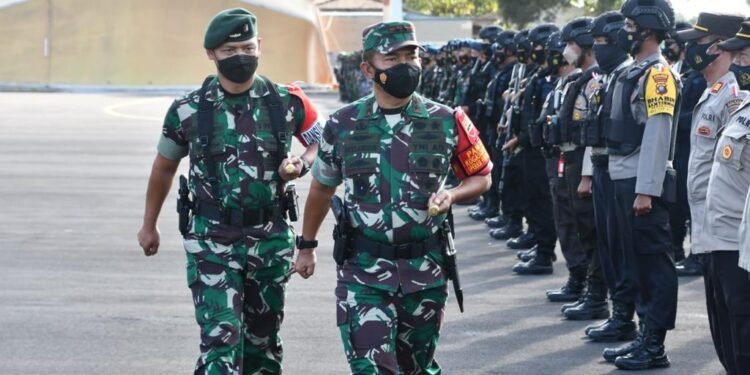 Pangdam I/BB Gelar Apel Kesiapan Personel Pam VVIP Kunker Presiden RI dan PM Singapura.