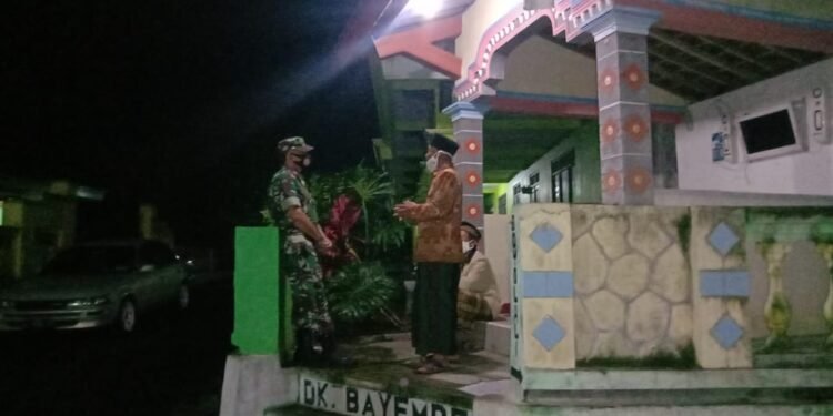 Lewat Komsos, Babinsa Musuk Minta Aktifkan Pos Kamling.