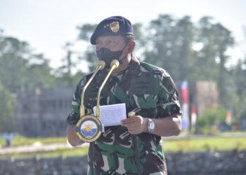 Panglima Koarmada III Pimpin Apel Khusus Seluruh Prajurit KRI dan Jajaran Koarmada III.