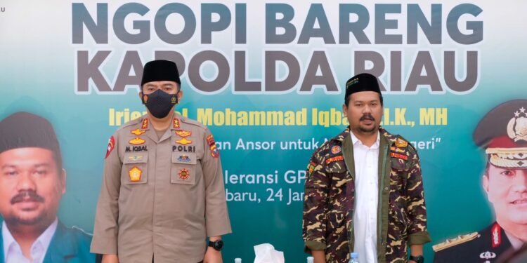 Silaturahmi Ke GP Ansor Provinsi Riau, Irjen Iqbal : Sinergi Untuk Masyarakat Riau.