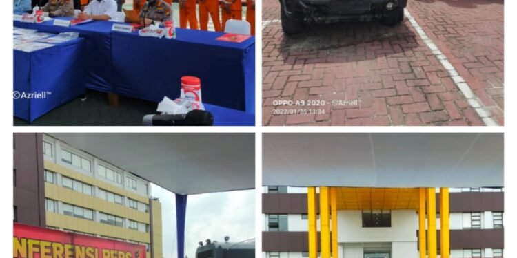 Hanya 4 Hari, Tim Jatanras Ditreskrimum Polda Riau, Ringkus 8 Pembakar Mobil Dinas Lapas Kelas II Pekanbaru.