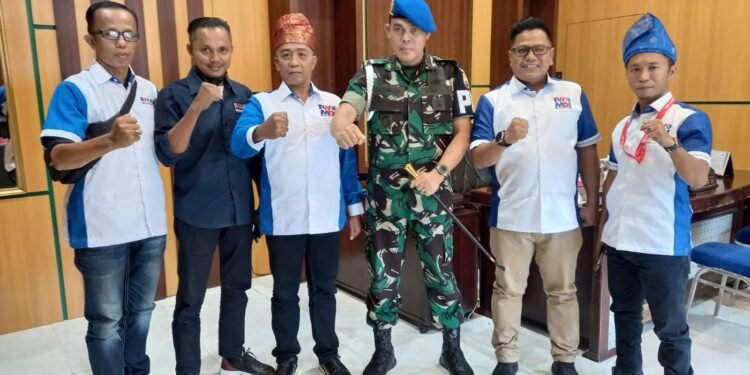 Jalin Sinergitas, PW MOI Riau dan Pekanbaru Silaturrahmi Dengan Dandenpom 1/3 Pekanbaru.