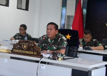 Pangkoarmada III Mengikuti Kegiatan Multilateral Maritime Virtual Key Leader Event (KLE) ke-5.