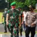 Danrem 061/Sk Brigjen TNI Achmad Fauzi Pada Apel Sinergitas Tiga Pilar Ingatkan Cegah Penularan Omicron Utamanya Adalah Vaksin.