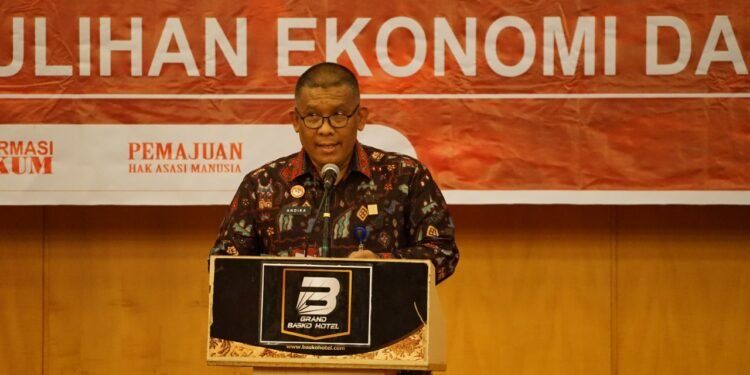 Plt. Dirjen Kekayaan Intelektual Buka Kegiatan Promosi dan Diseminasi KIK di Sumatera Barat.