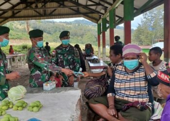 Edukasi Pencegahan Penularan Covid-19 Kepada Masyarakat di Kabupaten Lanny Jaya Papua.
