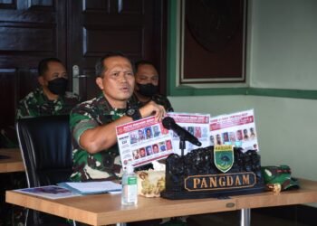 Gelar Conferensi Pers, Pangdam XVIII/Kasuari Beberkan Hasil Pencapaian Bersama Prajurit Kodam Selama Menjabat.