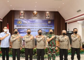 Kapolda Sumut Buka Acara FGD Pembentukan Satuan Kepolisian Kawasan Pariwisata Danau Toba.