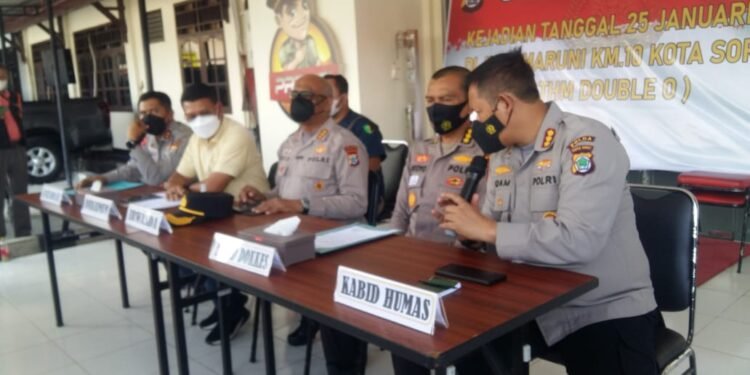 Konfrensi Pers Polda Papua Barat : Jenazah Korban Pembakaran THM Doble O Teridentifikasi 5 Orang.