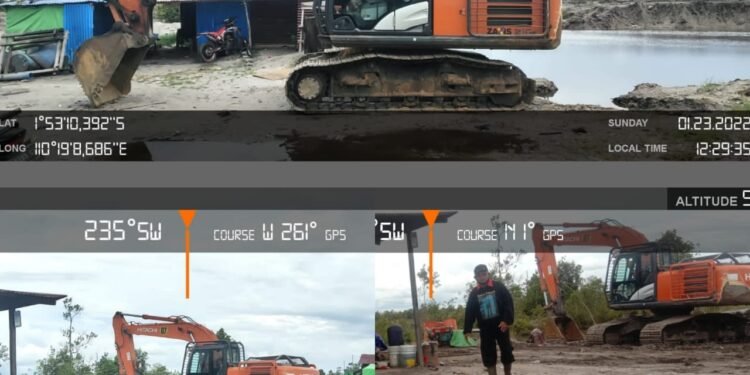 7 Unit Excavator Diamankan Polres Ketapang, Puluhan Excavator Masih Beroperasi Lokasi PETI Tanpa Ijin Ada Apa ya??.