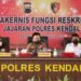 Kapolres Kendal Buka Rakernis Fungsi Reskrim Jajaran Polres Kendal.