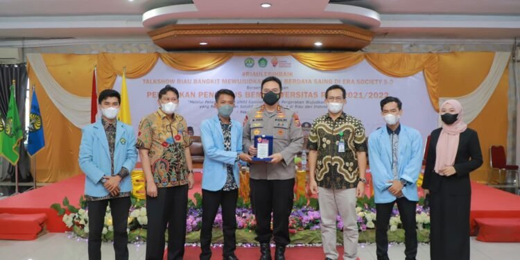 Hadiri Pelantikan BEM UNRI, Kapolda Riau Irjen Muh Iqbal Buka Dialog Mahasiswa.