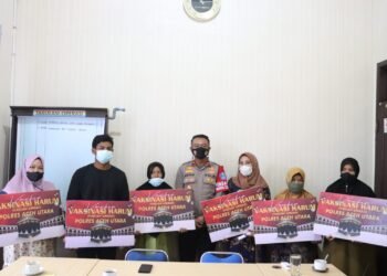Satu Warga Asal Paya Bakong Dan 5 Lainnya, Terima Hadiah Umrah Dari Polres Aceh Utara.