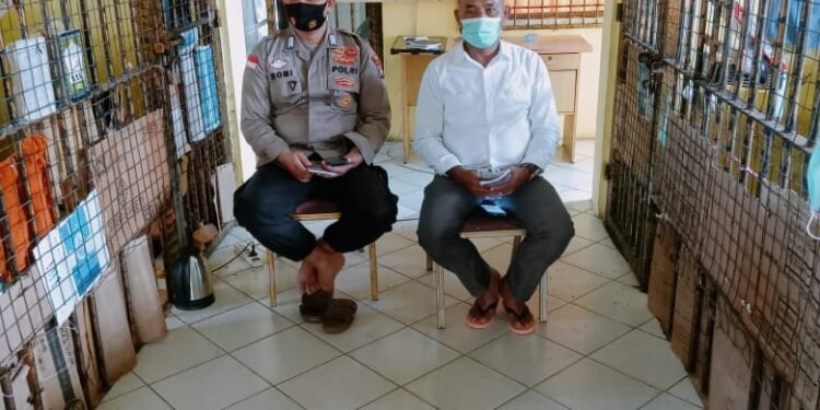 Sat Tahti Polres Bintan Berikan Siraman Rohani Kepada Para Tahanan.