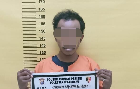 Tim Opsnal Polsek Rumbai Pesisir Kembali Ringkus Seorang Pelaku Diduga Kurir Narkoba.