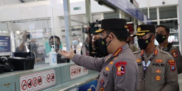 Kapolri Tinjau Kesiapan Pelaksanaan Travel Bubble di Bintan Kepulauan Riau.