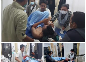 Reaksi Cepat Polisi Amankan Pria Membawa Sajam Yang Membuat Onar di Parapat.