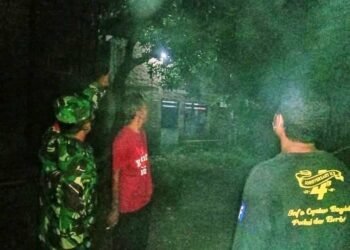 Babinsa Nogosari Laksanakan Operasi OTT Tawon Vespa.