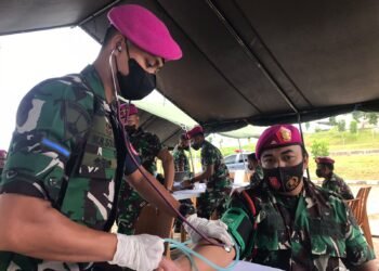 Pangkoarmada III : Tuntaskan Pelaksanakan Vaksinasi Booster Kepada Seluruh Prajurit TNI AL di Wilayah Timur.