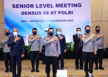Hadiri Senior Level Meeting, Kapolri Tekankan Densus 88 Kembangkan Kemampuan Hadapi Tantangan.