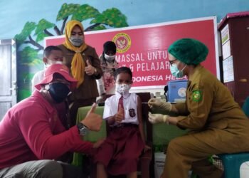 Mewujudkan Indonesia Sehat, BIN Daerah Sumut Gelar Kegiatan Vaksinasi 2000 Dosis di 9 Titik Lokasi.