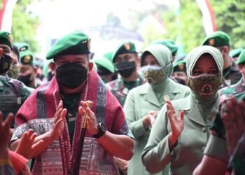 Tradisi “Boras Sipir Ni Tondi” Meriahkan Kedatangan Pangdam I Bukit Barisan.