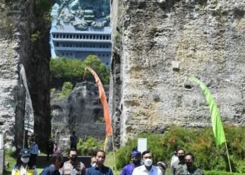 Presiden Jokowi Tinjau Kesiapan GWK Cultural Park untuk KTT G20.