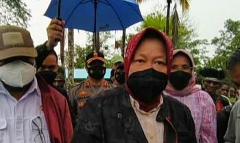 Kunjungi Papua, Mensos Risma Banyak Dapat Permintaan Soal Pendidikan dan Akses Jalan.