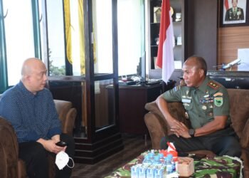 Pangdam XVIII/Kasuari Terima Pengurus Yayasan Indonesia Sejahtera Barokah.
