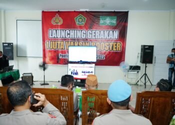 Hadiri Gerakan 1 Juta Vaksin Booster, Kapolda: Targetkan 11 Ribu Dosis di Kalbar.