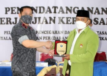 Bantu Cegah Penyebaran Narkoba, LDII Kalbar Lakukan Kerjasama P4GN Dengan BNN Kalbar.