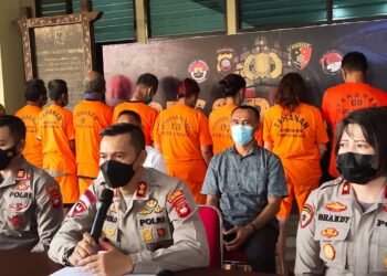 Polres Kubu Raya Gelar Press Release Ungkap 32 Kasus Selama Ops Pekat Kapuas 2022.