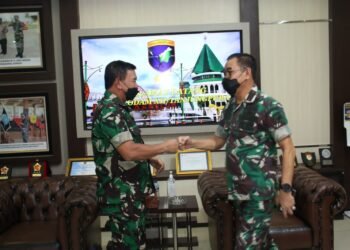 Pangdam XII/Tpr Terima Kunjungan Tim Pokja Penyusunan Kajian Strategis Sahli Kasad.