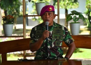 Komandan Resimen Artileri 2 Marinir Pasmar 2 Sambut Prajuritnya Selesai Melaksanakan Satgas BGC TNI Konga XXXIX-C Monusco.