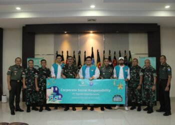 Bantu Masyarakat Pra Sejahtera Kodam XII/Tpr Kerja Sama Dengan PT. Topindo Solusi Komunika.