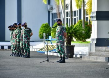 Halal Bihalal Bersama Prajurit Lantamal XIV Sorong.
