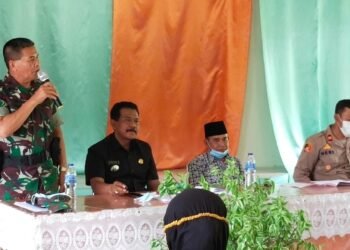 Kapolsek Terentang Hadiri Rapat koordinasi Persiapan Panitia Penyelenggaraan MTQ ke-VIII Tingkat Kabupaten Kubu Raya Tahun 2022.